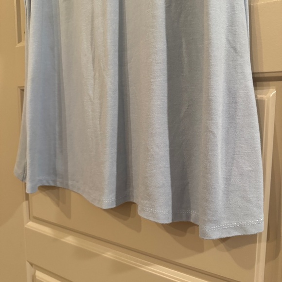 BOBEAU NORDSTROM | Powder Blue Mock Neck Sleeveless Tank Top Size XS - Picture 6 of 10